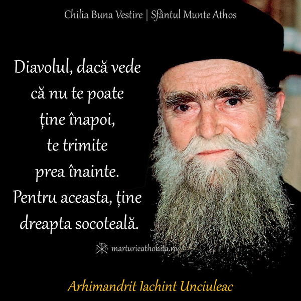 Arhimandrit Iachint Unciuleac prea inainte dreapta socoteala
