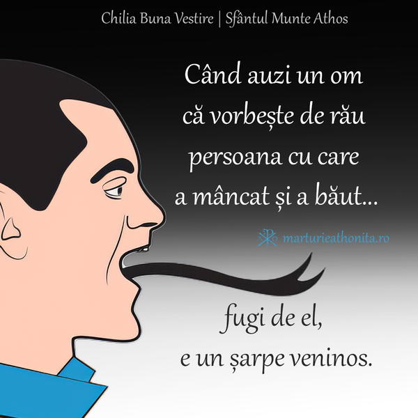 Cand auzi un om ca vorbeste de rau persoana cu care a mancat 2