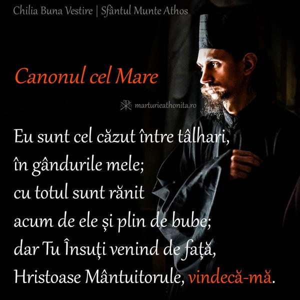 Canonul cel Mare eu sunt cel cazut intre talhari