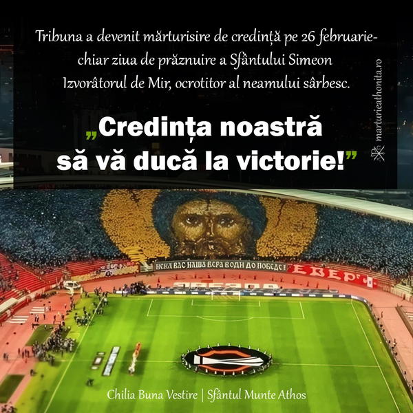 Credinta noastra meci de fotbal