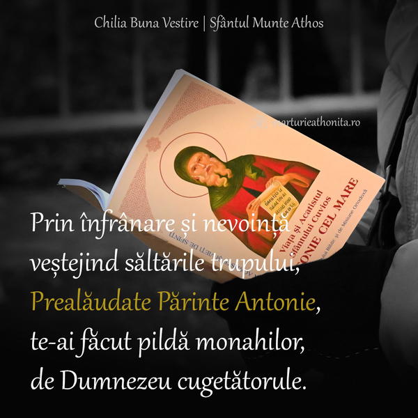 Cuv. Antonie cel Mare din acatist