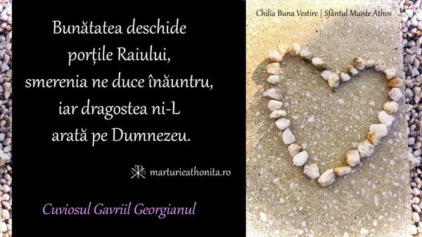 Cuv. Gavriil Georgianul bunatatea