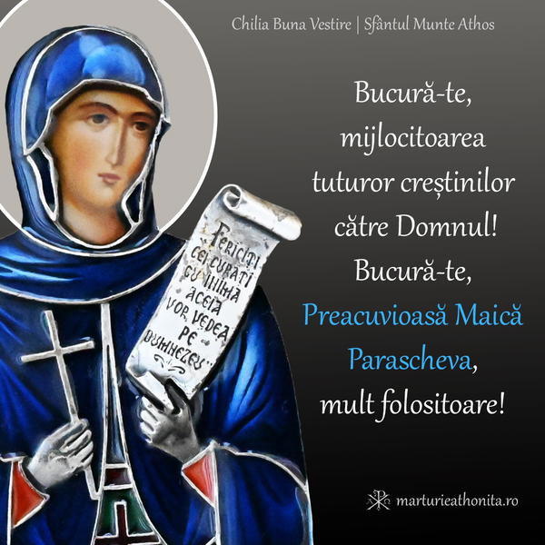 Cuvioasa Parascheva bucura te