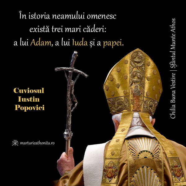 Cuviosul Iustin Popovici papa