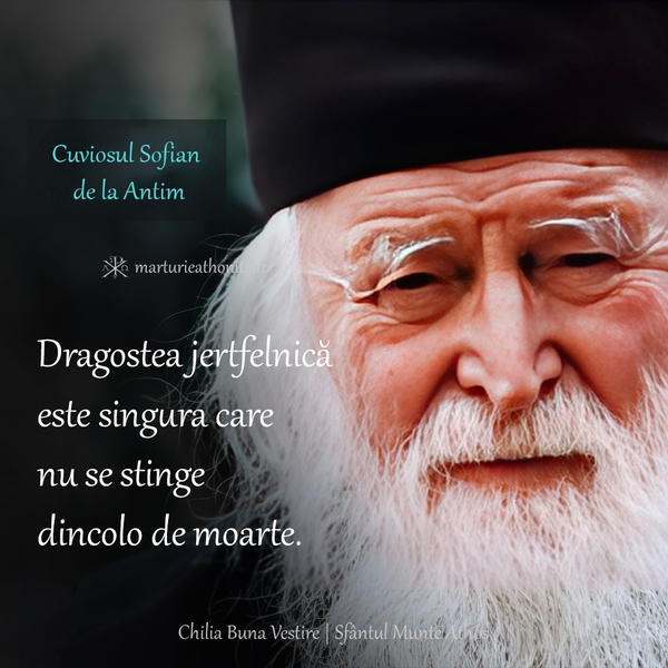 Cuviosul Sofian de la Antim dragostea jertfelnica