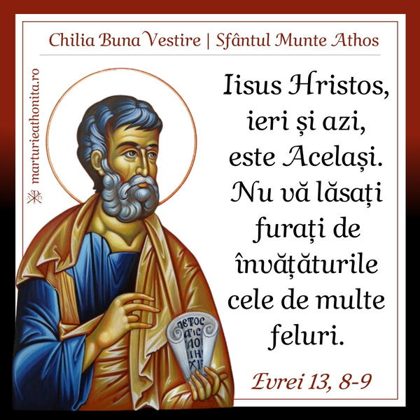 Evrei 13 8 9
