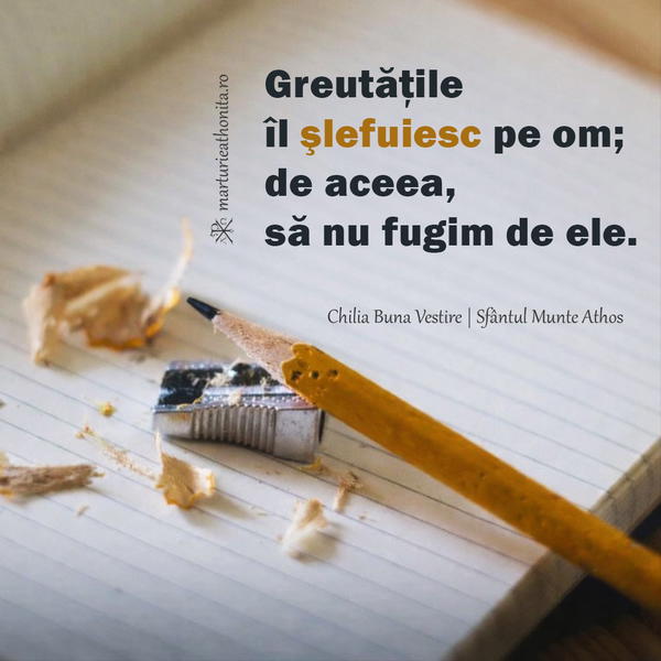 Greutatile il slefuiesc pe om