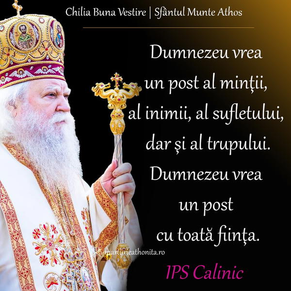 IPS Calinic Dumnezeu vrea un post var 2