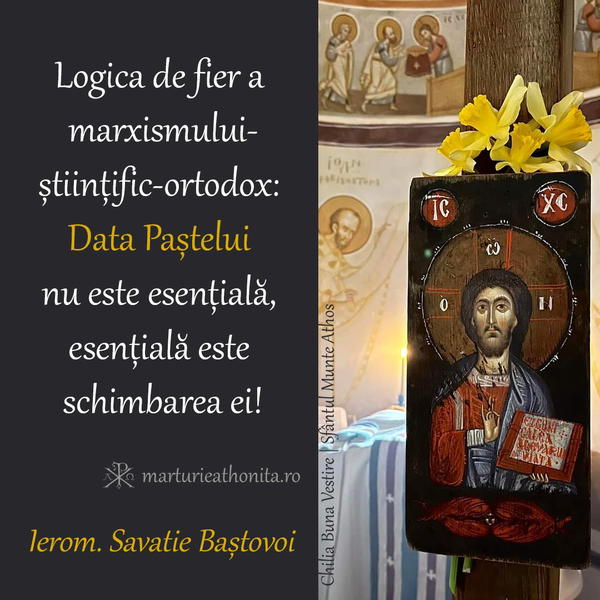Ierom. Savatie Bastovoi schimbarea datei Pastelui