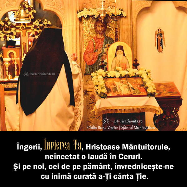 Ingerii Invierea Ta Hristoase Mantuitorule neincetat o lauda in Ceruri
