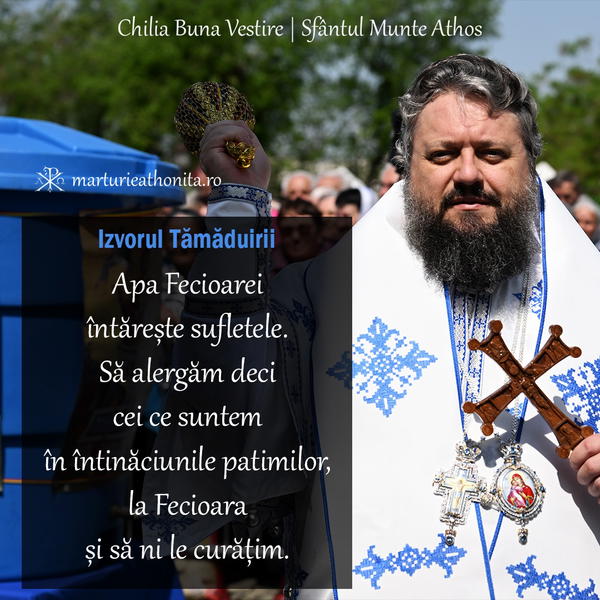 Izvorul Tamaduirii Apa Fecioarei intareste sufletele