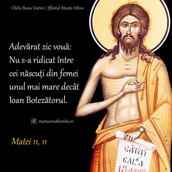 Matei 11 11 nu s a ridicat intre cei nascuti din femei unul mai mare decat Ioan Botezatorul