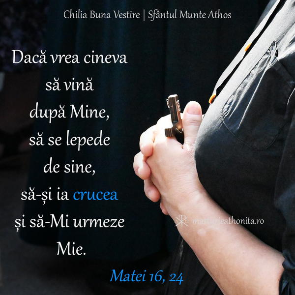 Matei 16 24 daca vrea cineva sa vina dupa Mine