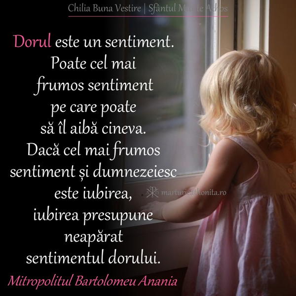 Mitropolitul Bartolomeu Anania Dorul