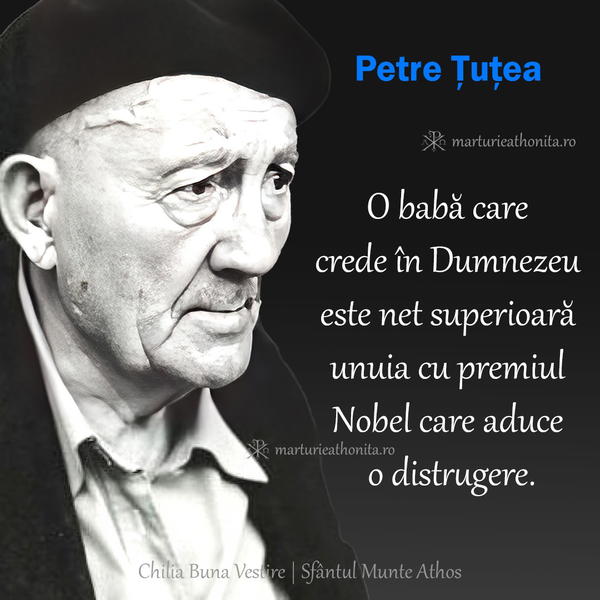 Petre Tutea o baba care crede in Dumnezeu