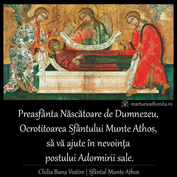 Postul Adormirii Maicii Domnului