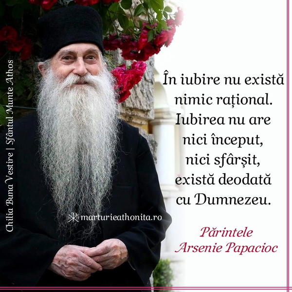 Pr. Arsenie Papacioc iubire rational