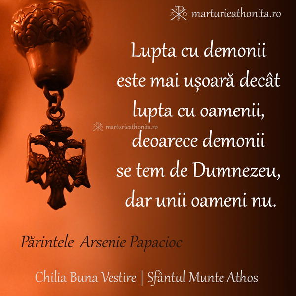 Pr. Arsenie Papacioc lupta cu demonii