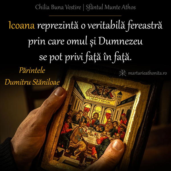 Pr. Dumitru Staniloae Icoana