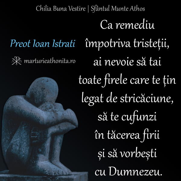 Pr. Ioan Istrati remediu impotriva tristetii