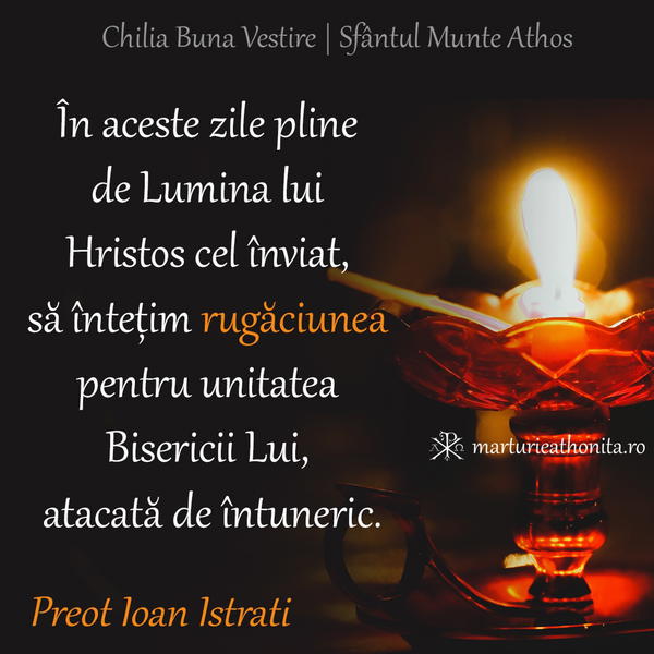 Pr. Ioan Istrati sa intetim rugaciunea