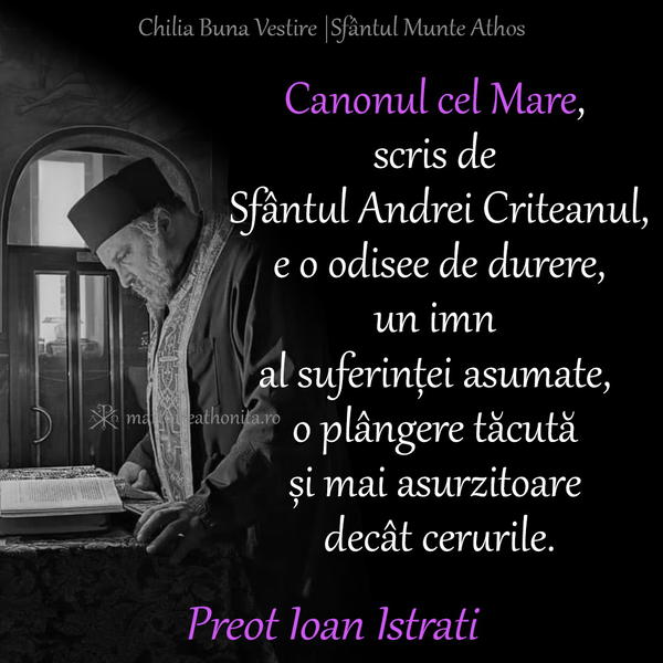 Preot Ioan Istrati Canonul cel Mare