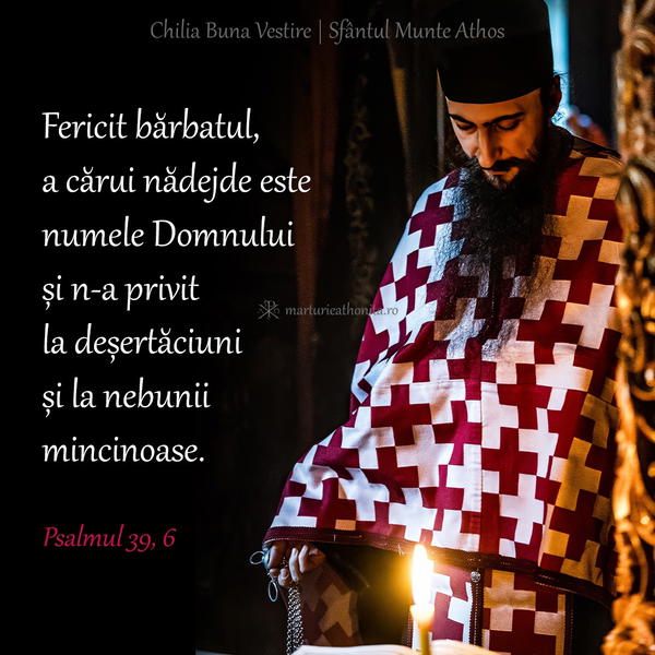 Psalmul 39 6 fericit barbatul a carui nadejde este numele Domnului