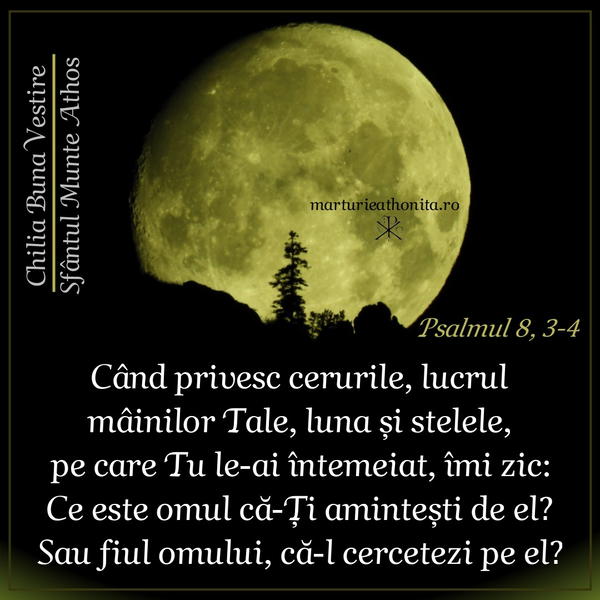 Psalmul 8 3 4 luna