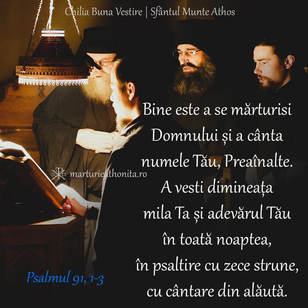 Psalmul 91 1 3 bine este a se marturisi