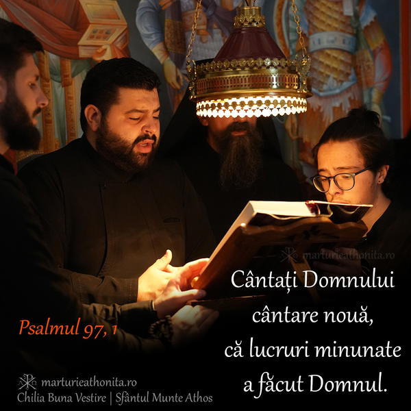 Psalmul 97 1 cantati Domnului cantare noua