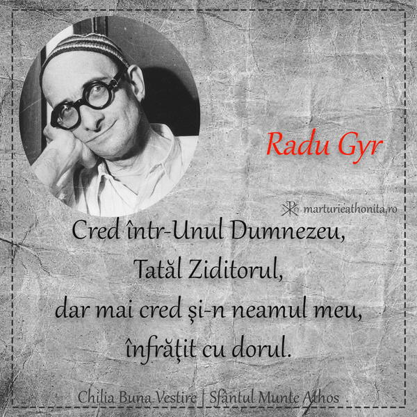 Radu Gyr cred 4