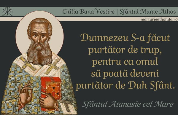 Sf. Atanasie cel Mare Dumnezeu purt_tor de trup
