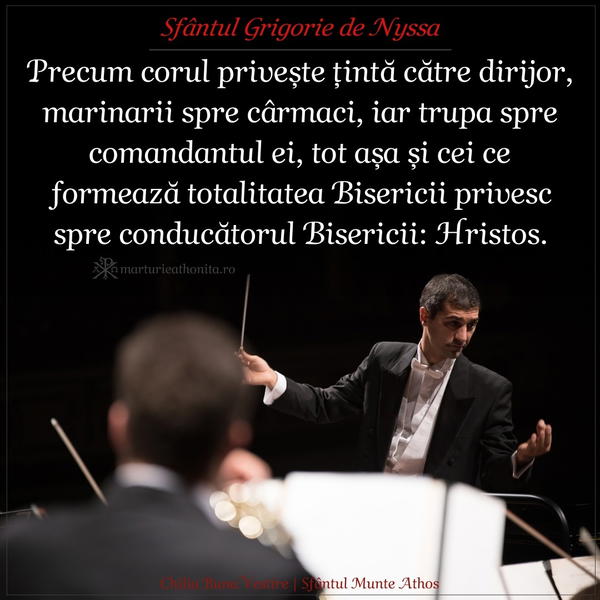 Sf. Grigorie de Nyssa dirijor