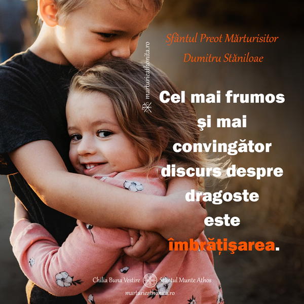 Sfantul Preot Marturisitor Dumitru Staniloae imbratisarea