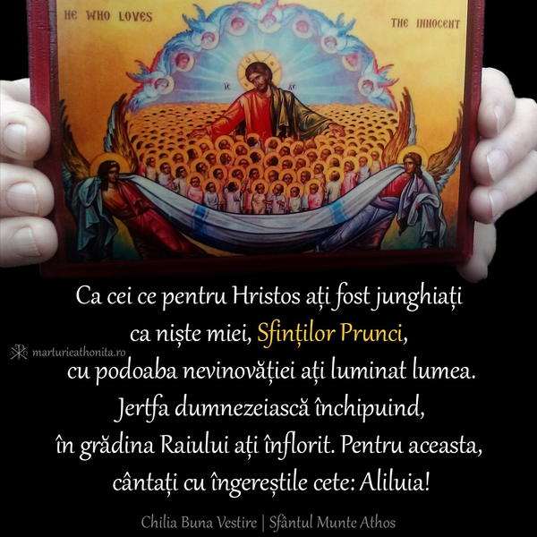 Sfintii 14.000 de prunci ucisi din porunca lui Irod foto