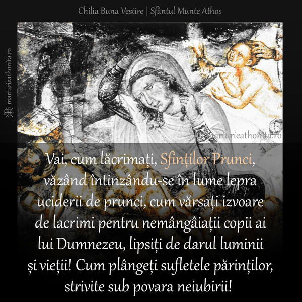 Sfintii 14000 prunci vai cum lacrimati