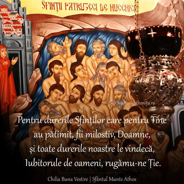 Sfintii 40 de Mucenici foto