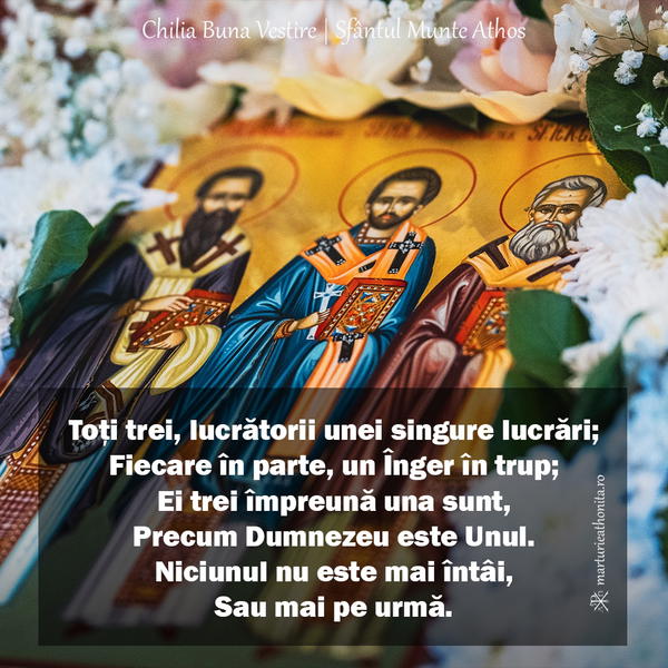 Sfintii Trei Ierarhi cantare de lauda