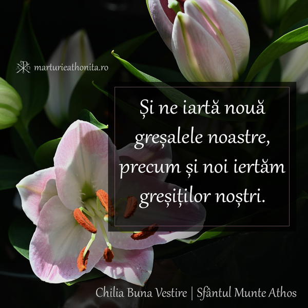 Si ne iarta noua gresalele noastre