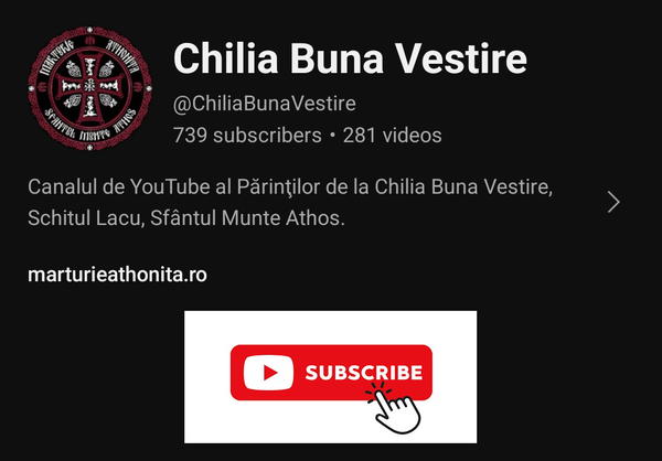 poza subscribe Youtube