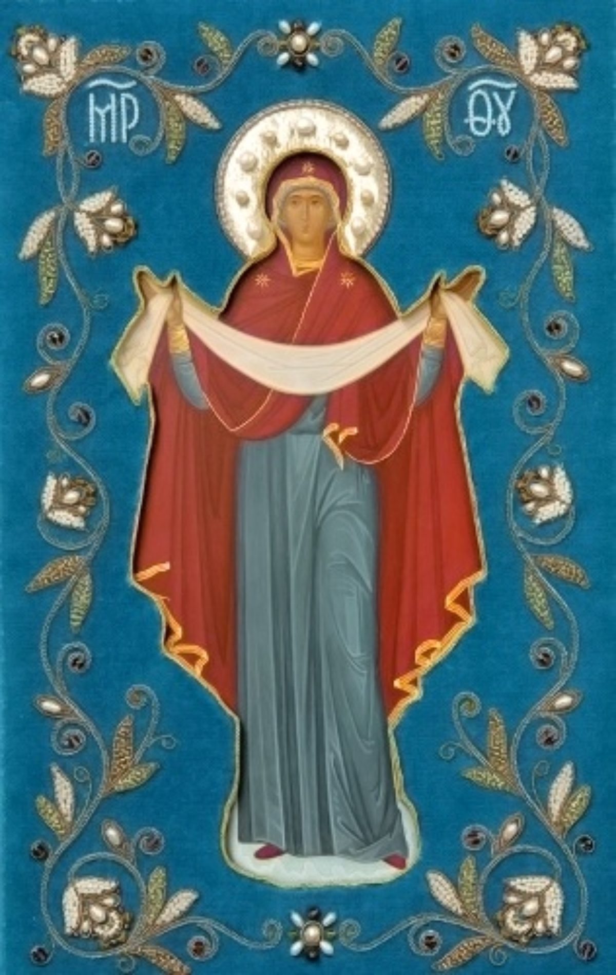 Икона Богородица Покровская